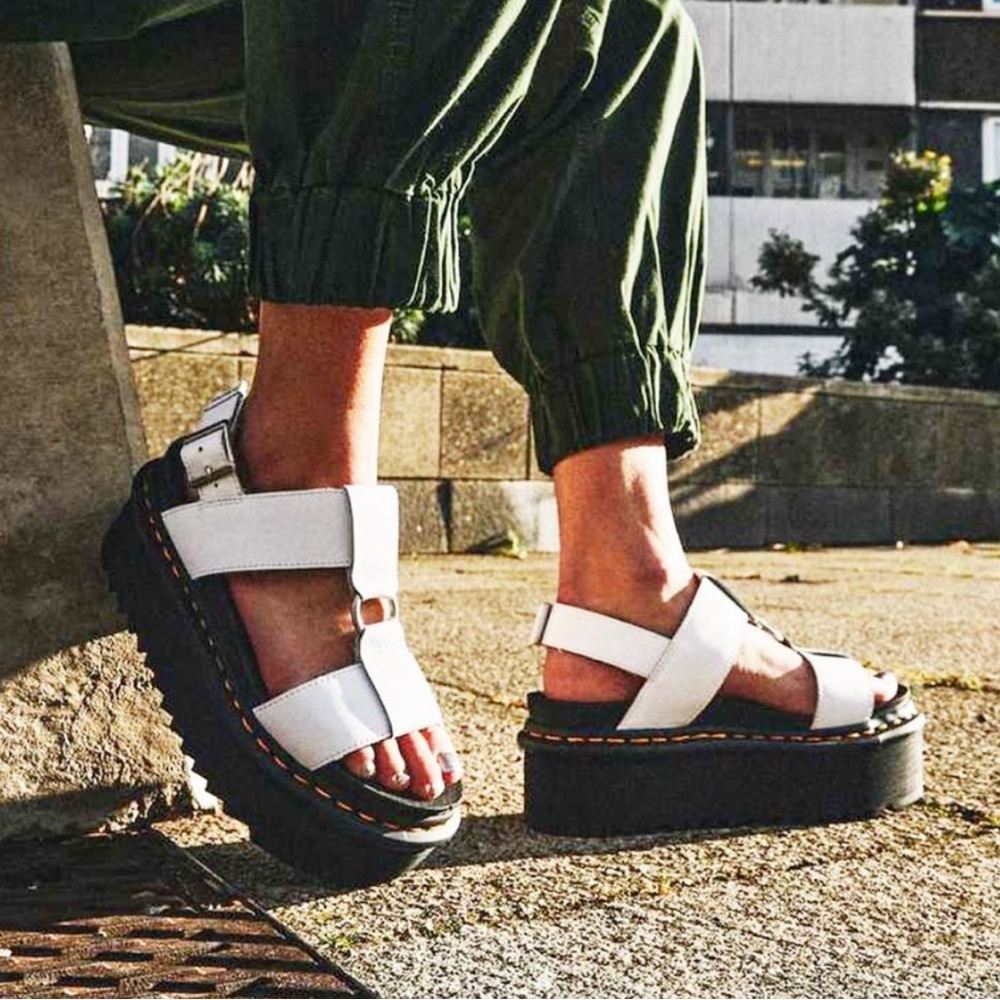Dr. Martens Leather Platform Sandal | size 8/39